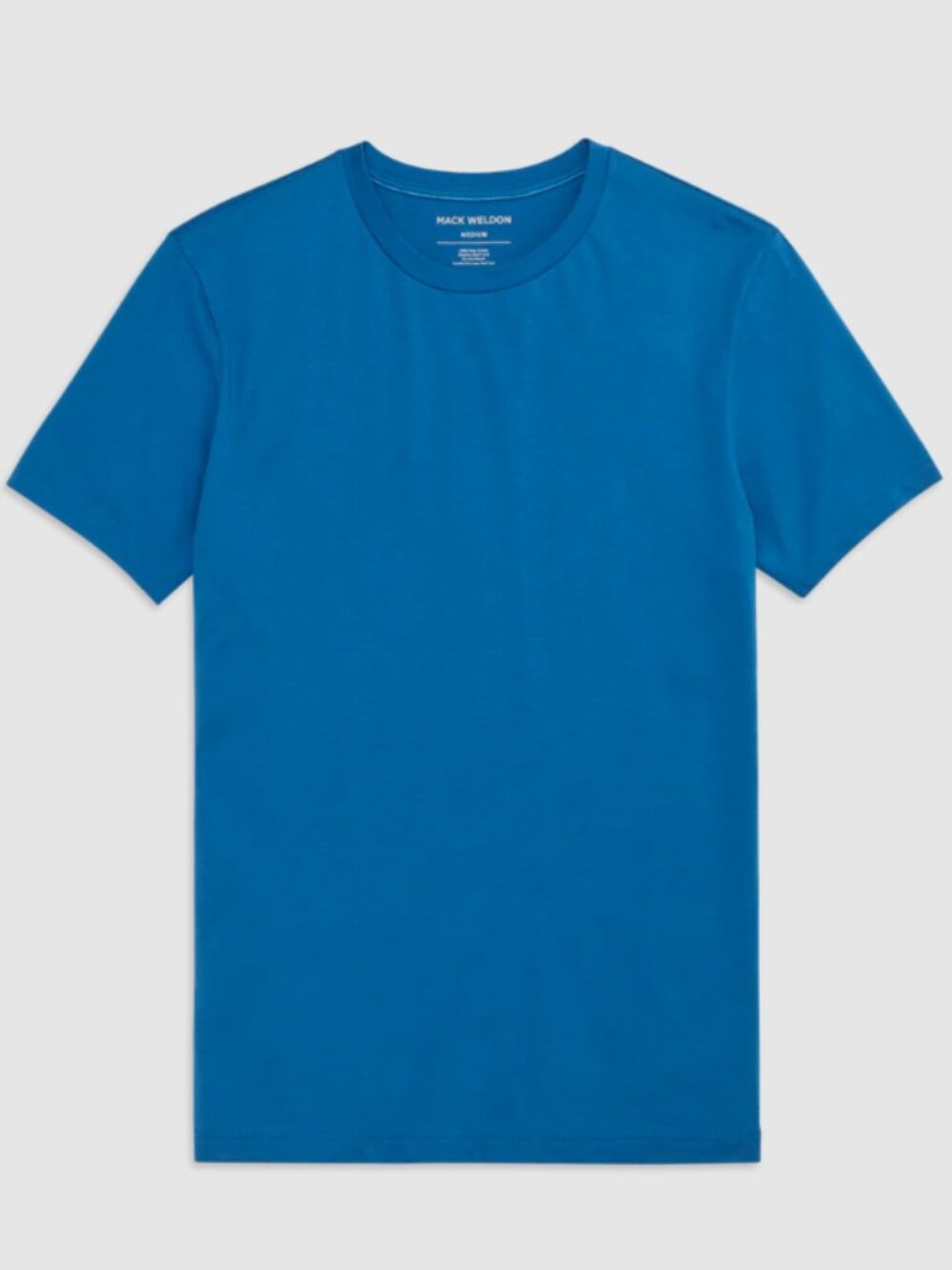 Mack Weldon Pima Crew Neck T-Shirt - Cerulean - Large - Never Worn